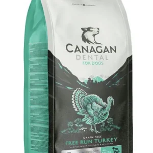 Top-Seller Sparpaket 2 x 12 kg Canagan Dental Grain Free Free Run Turkey Hunde Trockenfutter